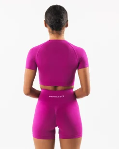 Clearance Amplify SS Crop Women T-shirts & Crops