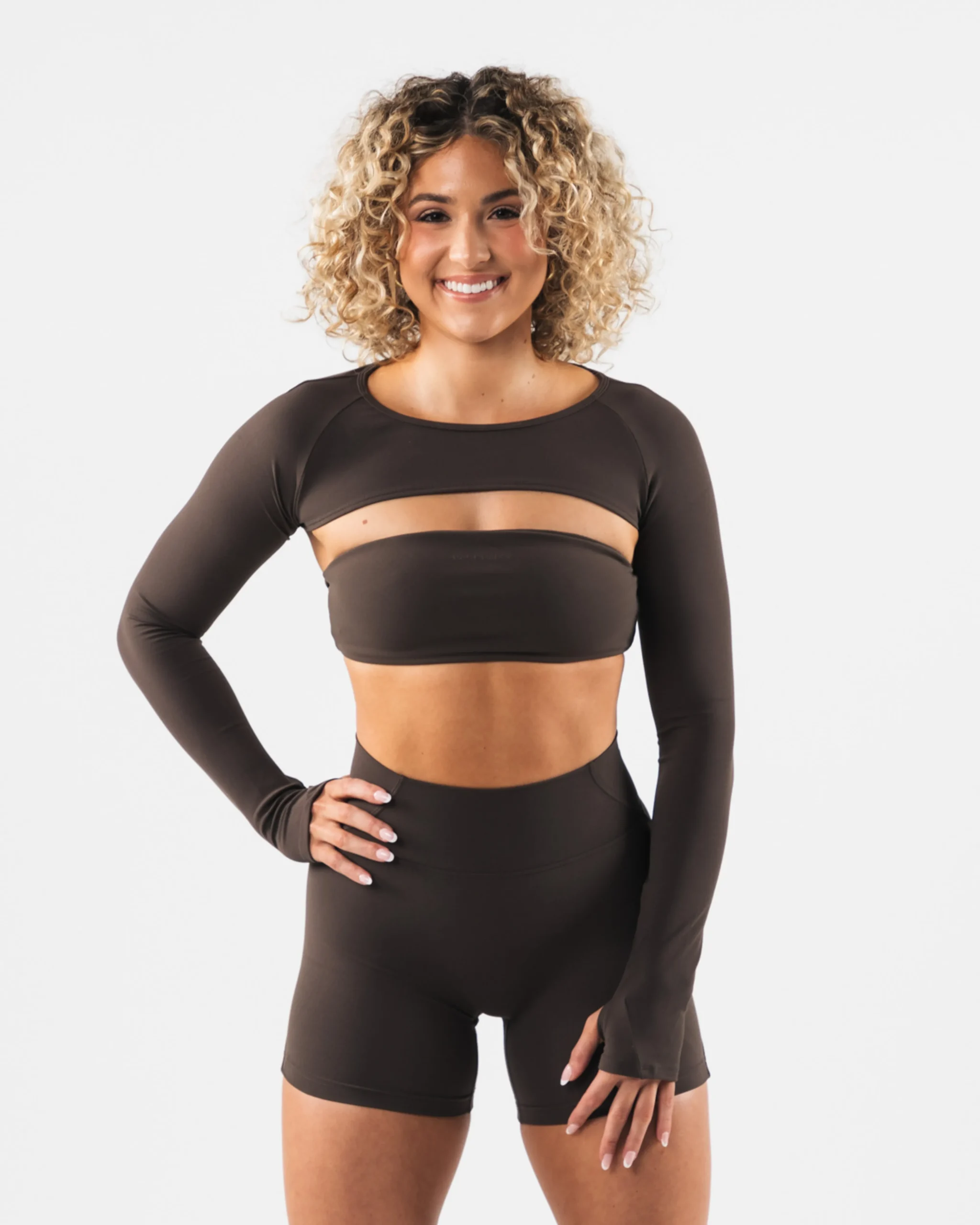 Hot Aura Shrug LS Women T-shirts & Crops