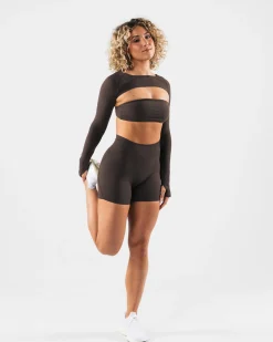 Hot Aura Shrug LS Women T-shirts & Crops