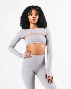 Hot Aura Shrug LS Women T-shirts & Crops