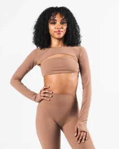 Clearance Aura Shrug LS Women T-shirts & Crops