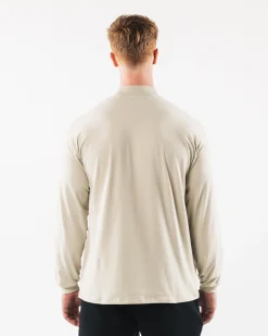 New Brushed Core Mock Neck LS Long Sleeve Shirts