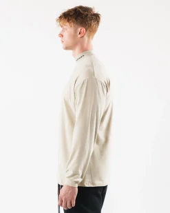 New Brushed Core Mock Neck LS Long Sleeve Shirts