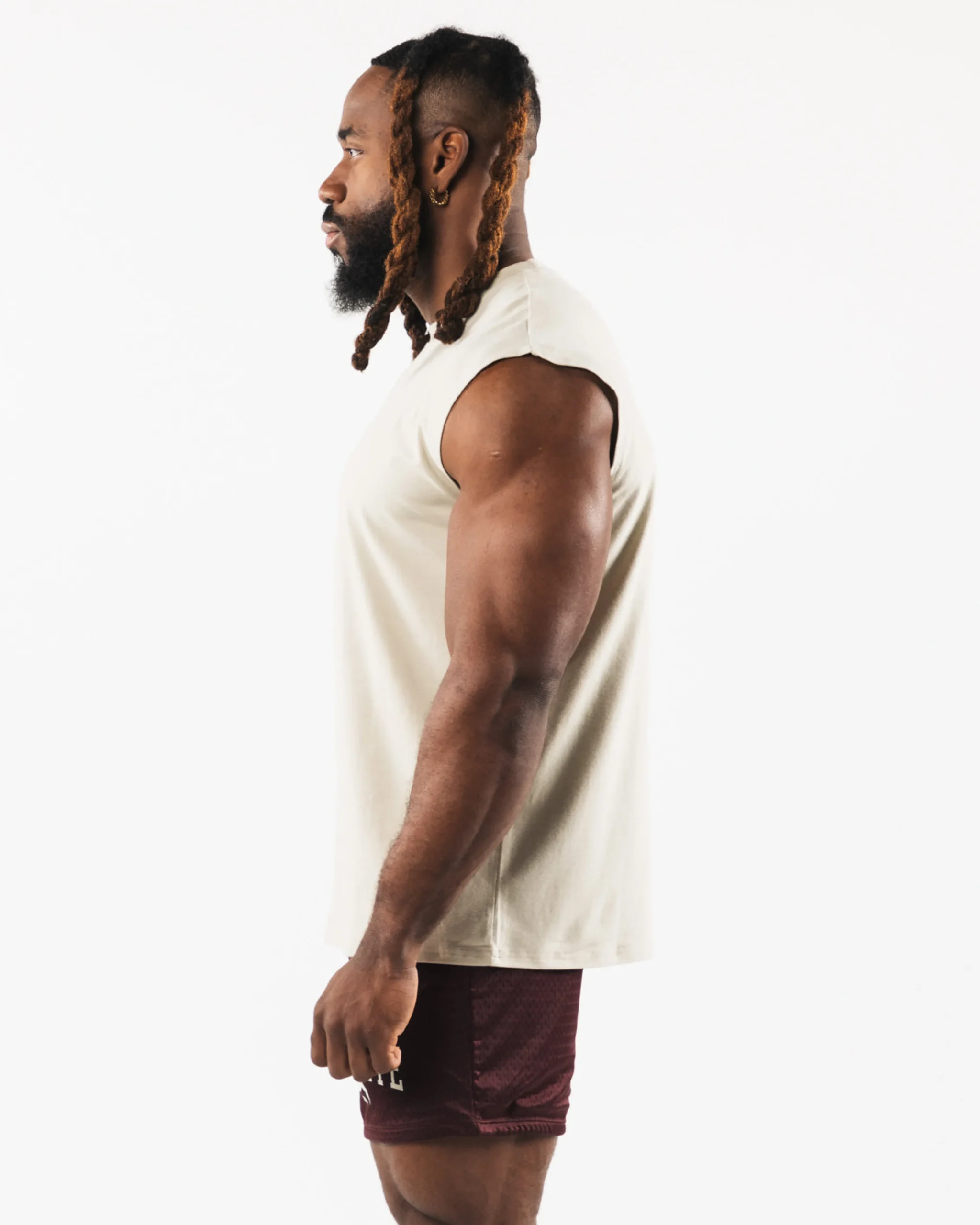 Online Brushed Wolf Head Muscle Tank Tanks & Stringers