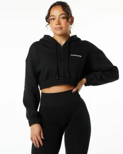 Best Classic Capital Crop Hoodie Women Hoodies & Sweatshirts
