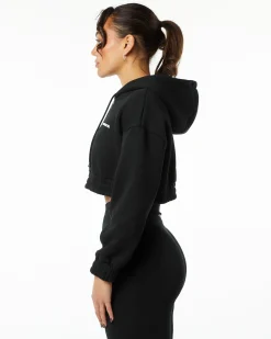 Best Classic Capital Crop Hoodie Women Hoodies & Sweatshirts