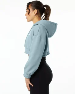 Fashion Classic Capital Crop Hoodie Women Hoodies & Sweatshirts
