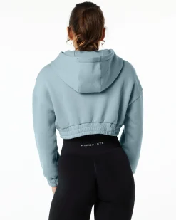 Fashion Classic Capital Crop Hoodie Women Hoodies & Sweatshirts
