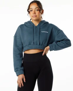 Best Classic Capital Crop Hoodie Women Hoodies & Sweatshirts