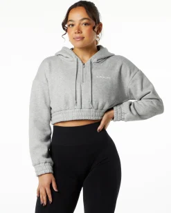 Outlet Classic Capital Crop Hoodie Women Hoodies & Sweatshirts