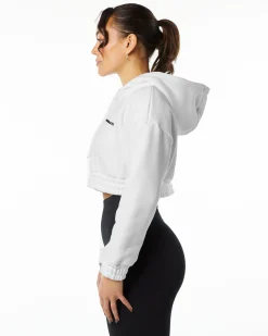 Hot Classic Capital Crop Hoodie Women Hoodies & Sweatshirts