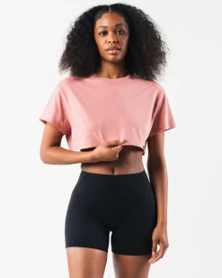 Online LDB Oversized Crop Tee Women T-shirts & Crops