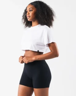 Online LDB Oversized Crop Tee Women T-shirts & Crops