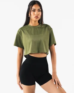 Clearance Margo Mesh Crop Tee Women T-shirts & Crops
