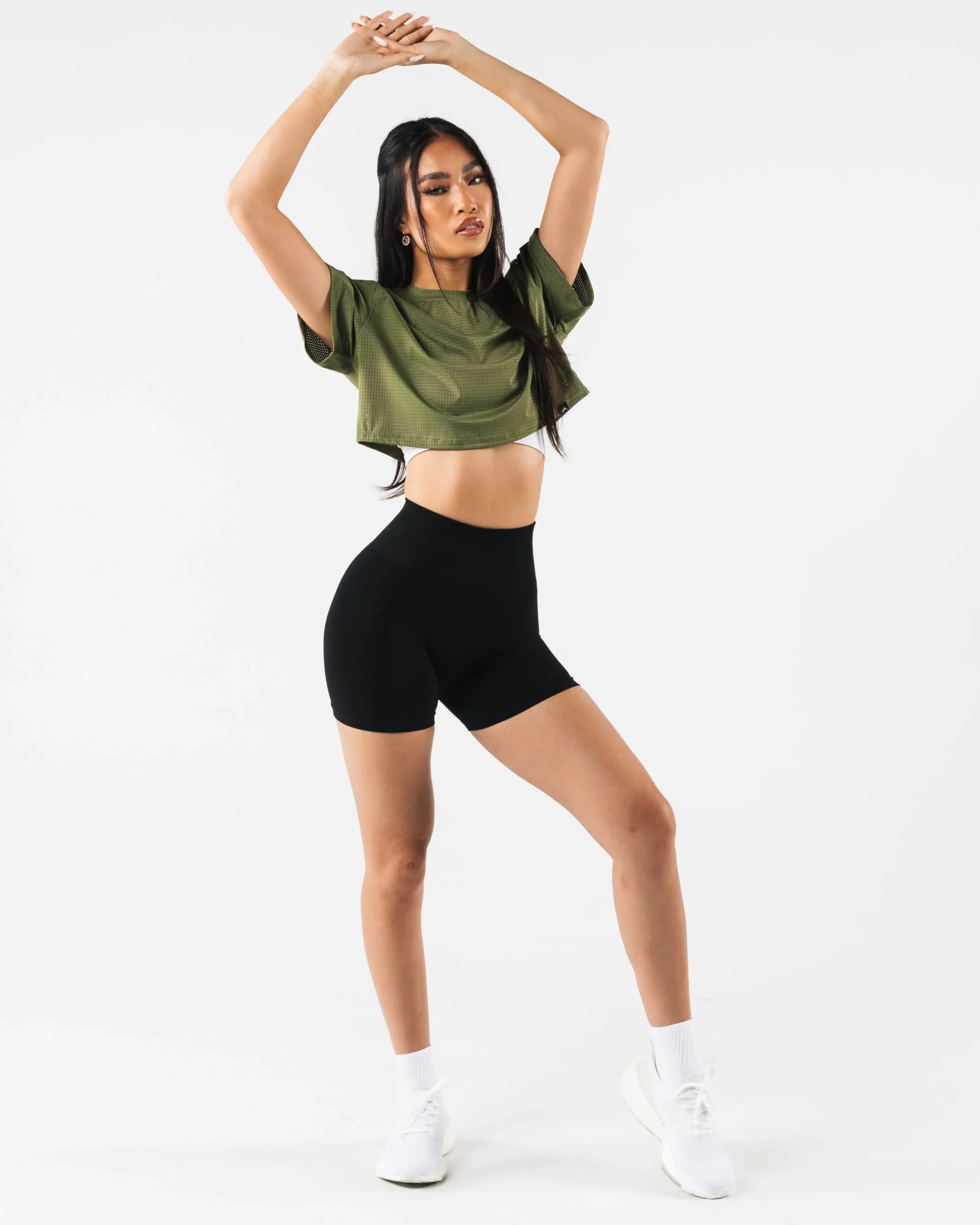 Clearance Margo Mesh Crop Tee Women T-shirts & Crops