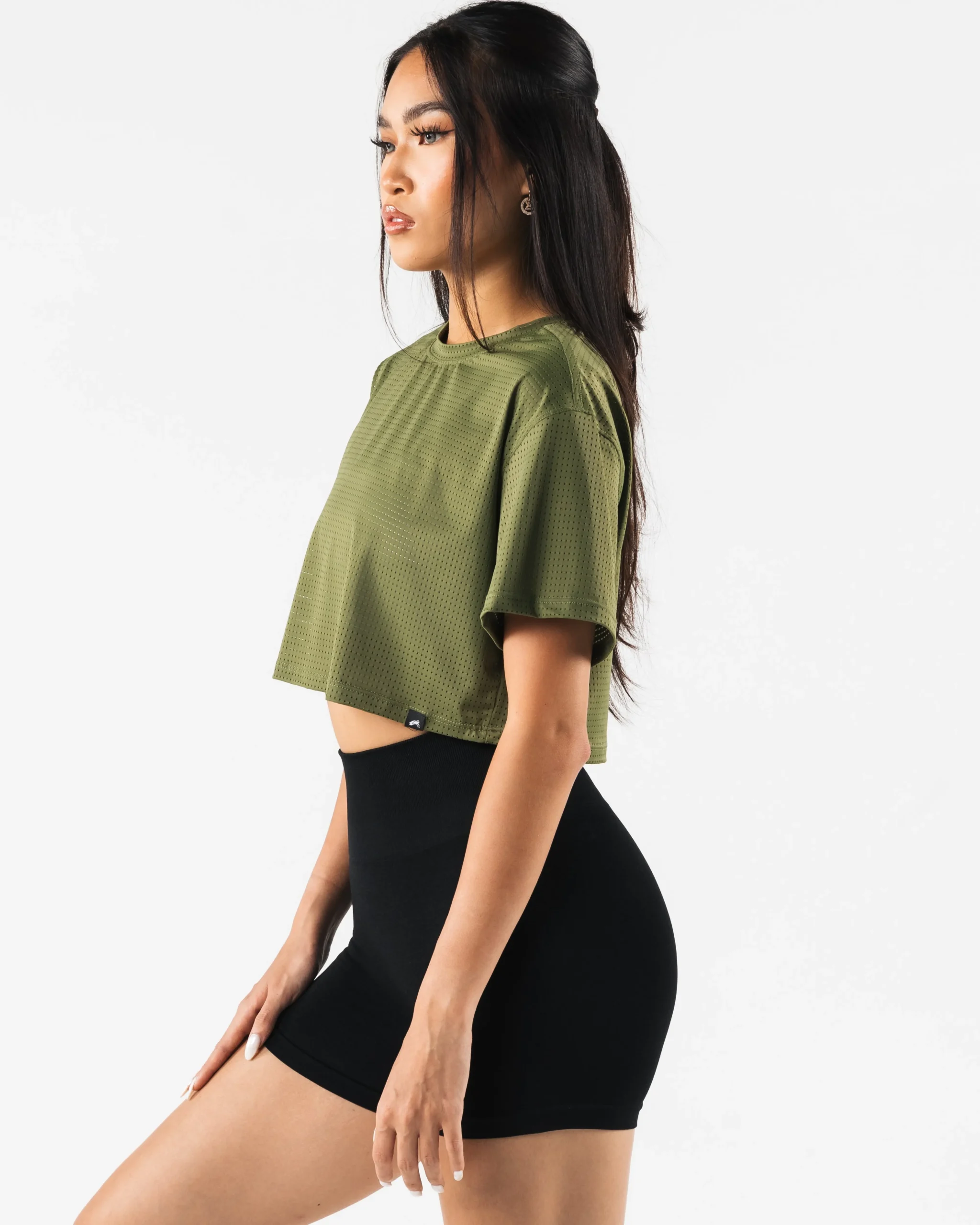 Clearance Margo Mesh Crop Tee Women T-shirts & Crops
