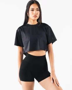 Fashion Margo Mesh Crop Tee Women T-shirts & Crops