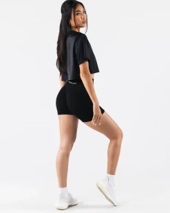 Fashion Margo Mesh Crop Tee Women T-shirts & Crops
