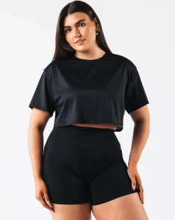 Fashion Margo Mesh Crop Tee Women T-shirts & Crops