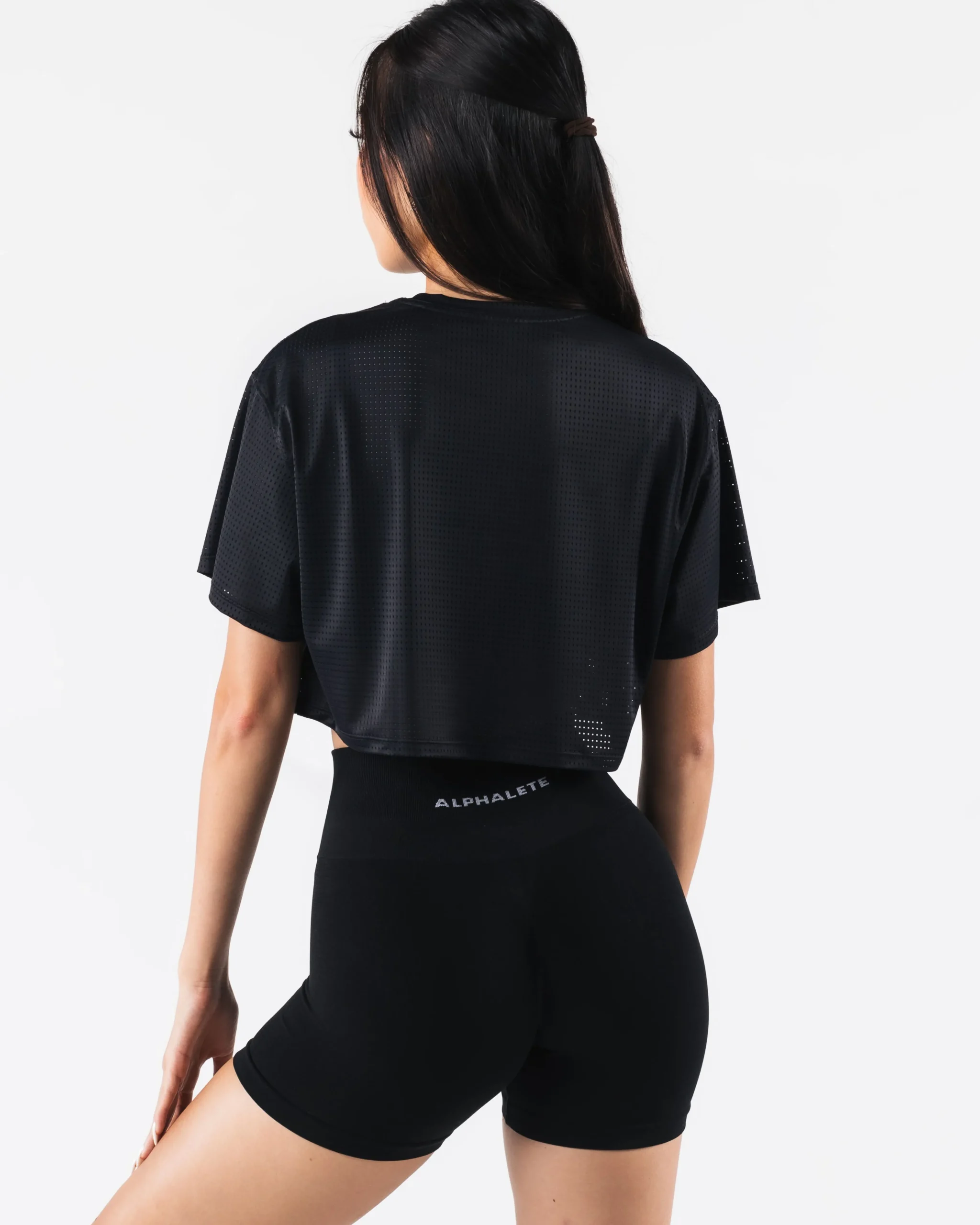 Fashion Margo Mesh Crop Tee Women T-shirts & Crops