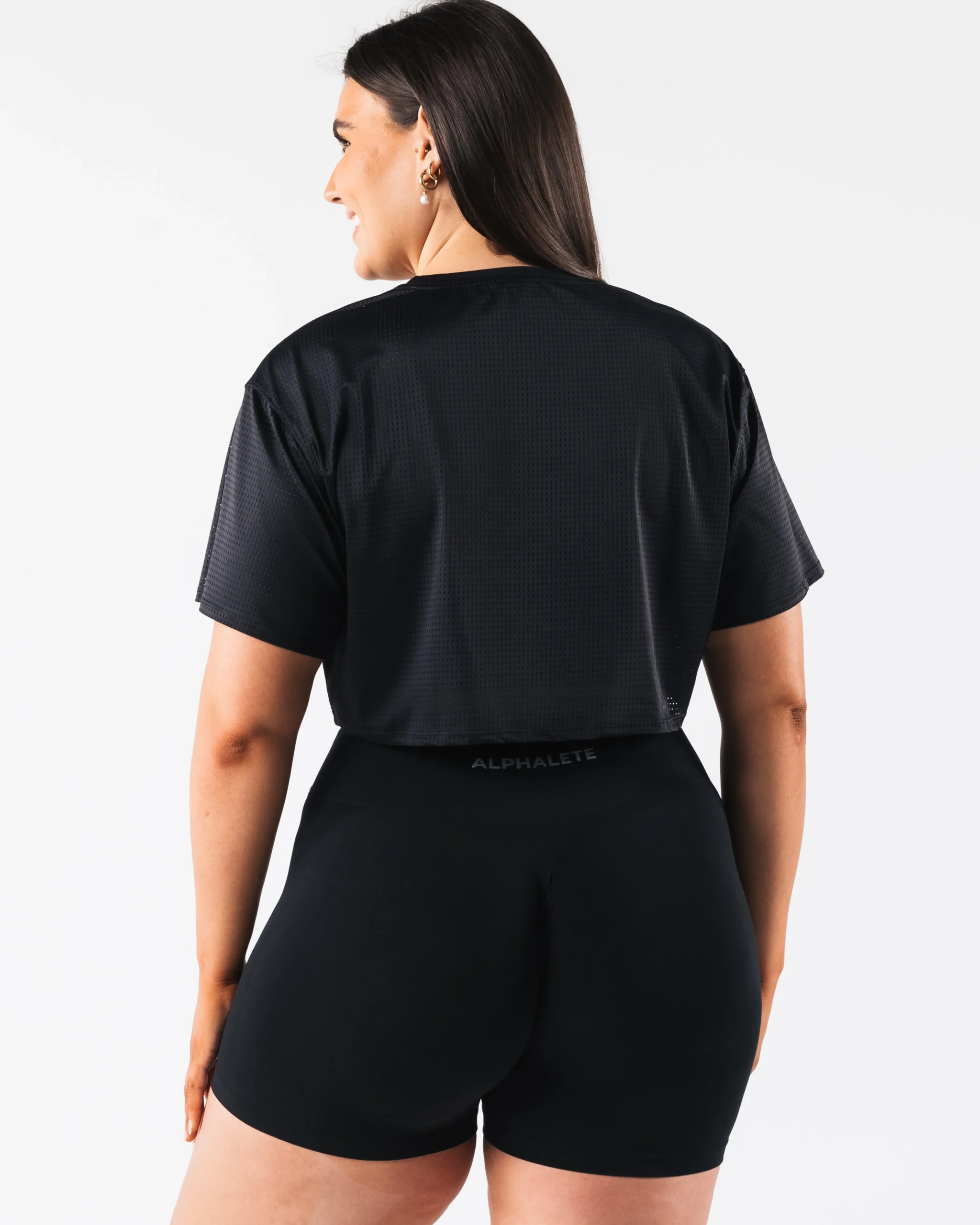 Fashion Margo Mesh Crop Tee Women T-shirts & Crops
