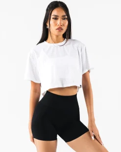 Online Margo Mesh Crop Tee Women T-shirts & Crops