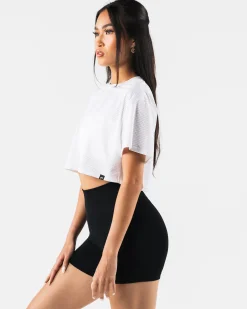 Online Margo Mesh Crop Tee Women T-shirts & Crops