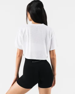 Online Margo Mesh Crop Tee Women T-shirts & Crops