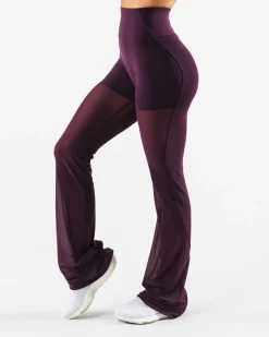 Outlet Mesh Astor Flared Pant Women Leggings