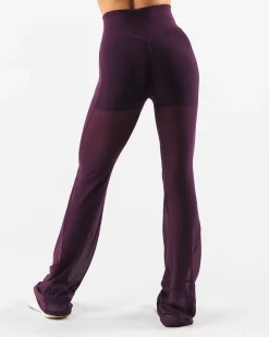Outlet Mesh Astor Flared Pant Women Leggings