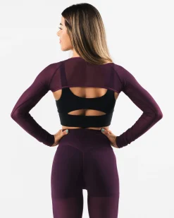 Fashion Mesh Astor LS Women T-shirts & Crops