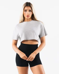 Hot OT Oversized Crop Tee Women T-shirts & Crops