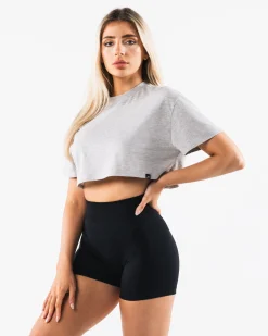 Hot OT Oversized Crop Tee Women T-shirts & Crops