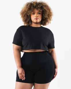 Outlet OT Oversized Crop Tee Women T-shirts & Crops