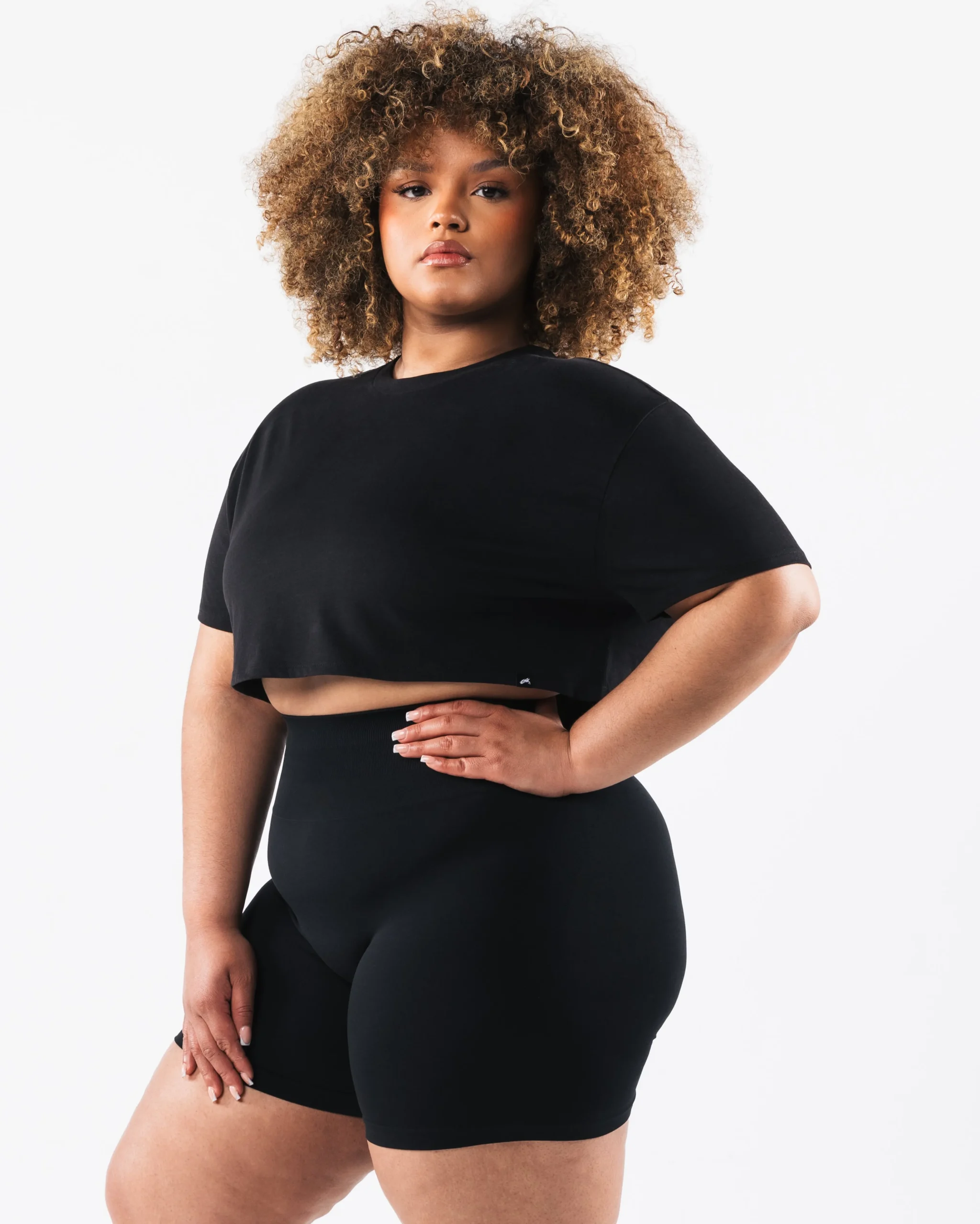 Outlet OT Oversized Crop Tee Women T-shirts & Crops