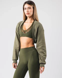 Online Overlay Shrug Women Hoodies & Sweatshirts