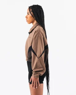 Sale Retro Crop Jacket Women Hoodies & Sweatshirts
