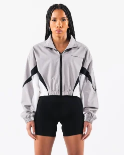 Discount Retro Crop Jacket Women Hoodies & Sweatshirts