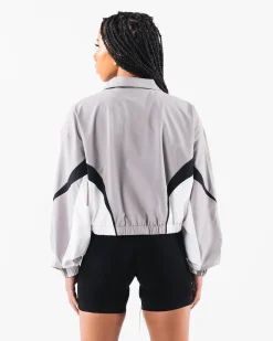 Discount Retro Crop Jacket Women Hoodies & Sweatshirts