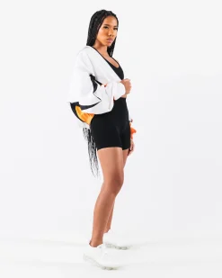Fashion Retro Crop Jacket Women Hoodies & Sweatshirts