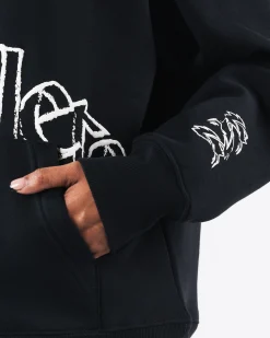 Hot Script Hoodie Women Hoodies & Sweatshirts|Hoodies & Jackets