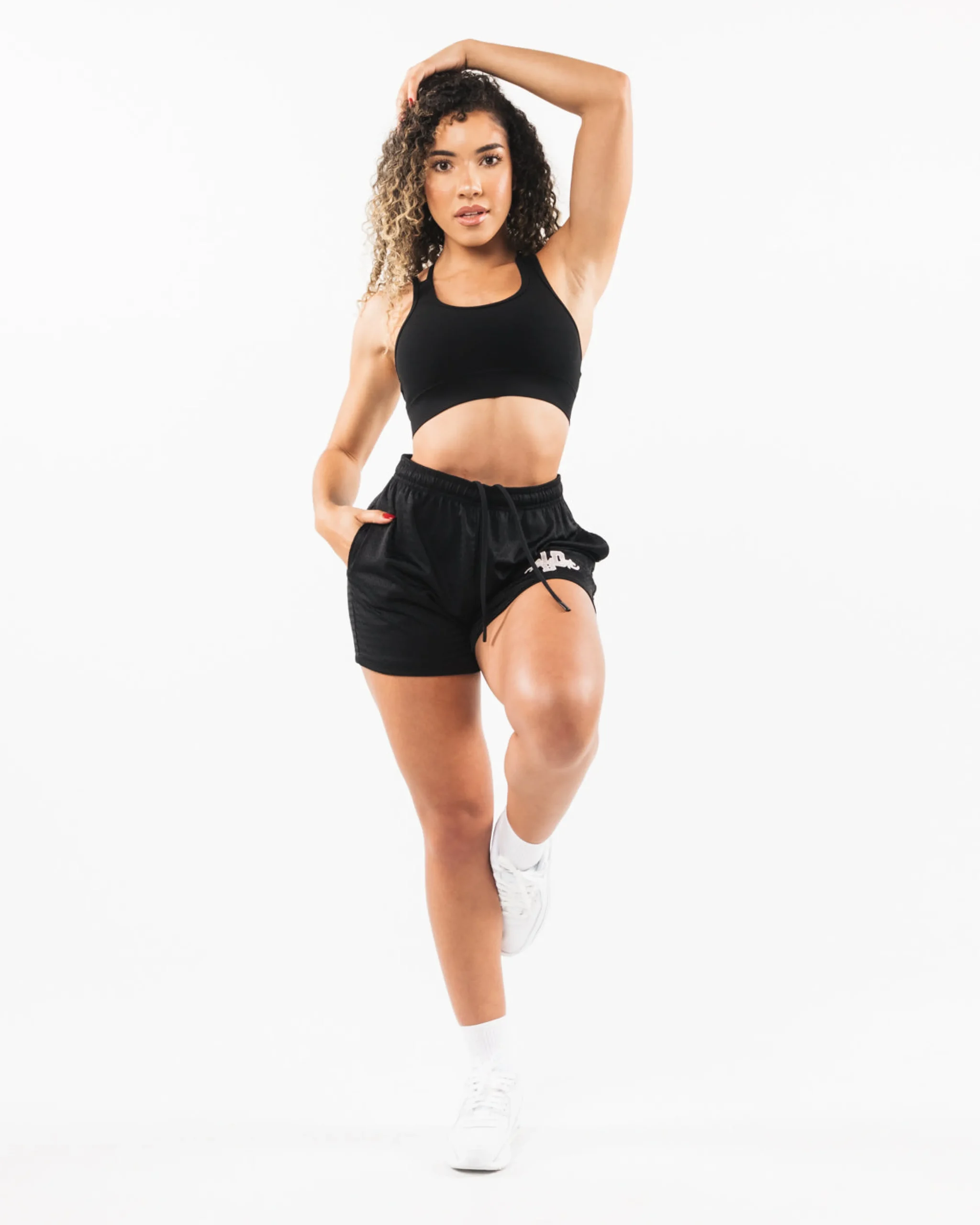 Outlet Signature Mesh Short 4" Women Shorts