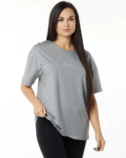 Outlet Signature Oversized Tee Women T-shirts & Crops