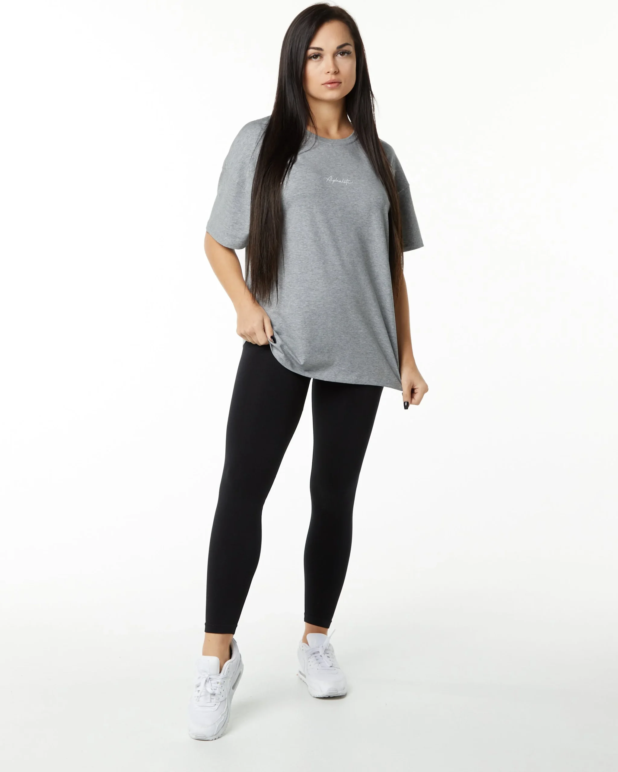 Outlet Signature Oversized Tee Women T-shirts & Crops
