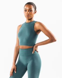 Clearance Stratus Crop Tank Women Tank Tops