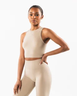 Outlet Stratus Crop Tank Women Tank Tops