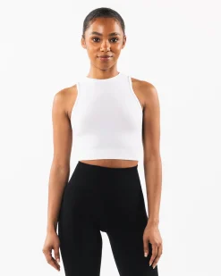 New Stratus Crop Tank Women Tank Tops