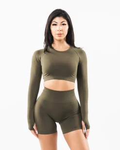 Discount Stratus LS Crop Women T-shirts & Crops