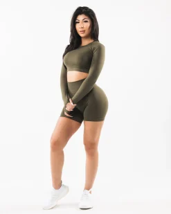 Discount Stratus LS Crop Women T-shirts & Crops