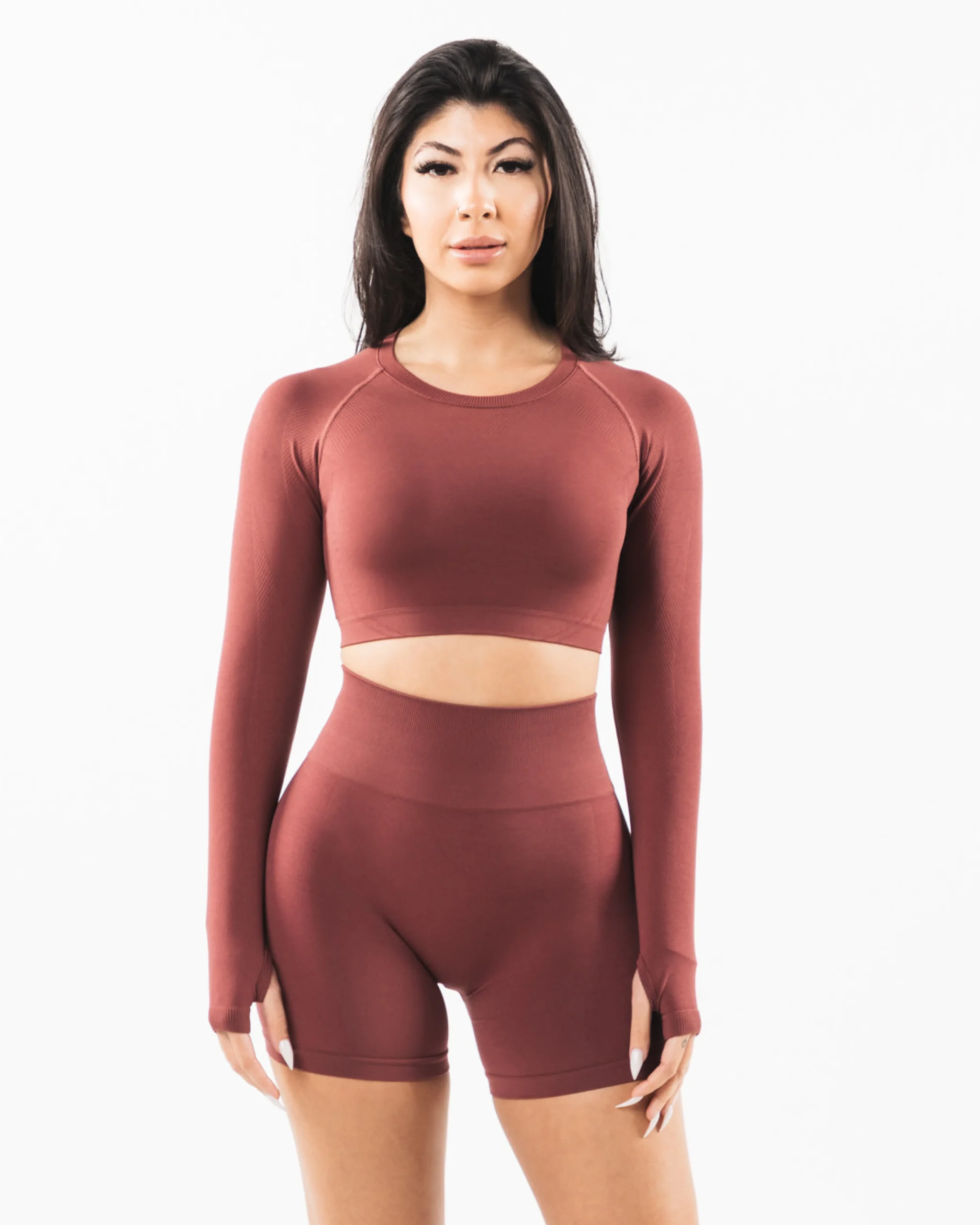 Discount Stratus LS Crop Women T-shirts & Crops